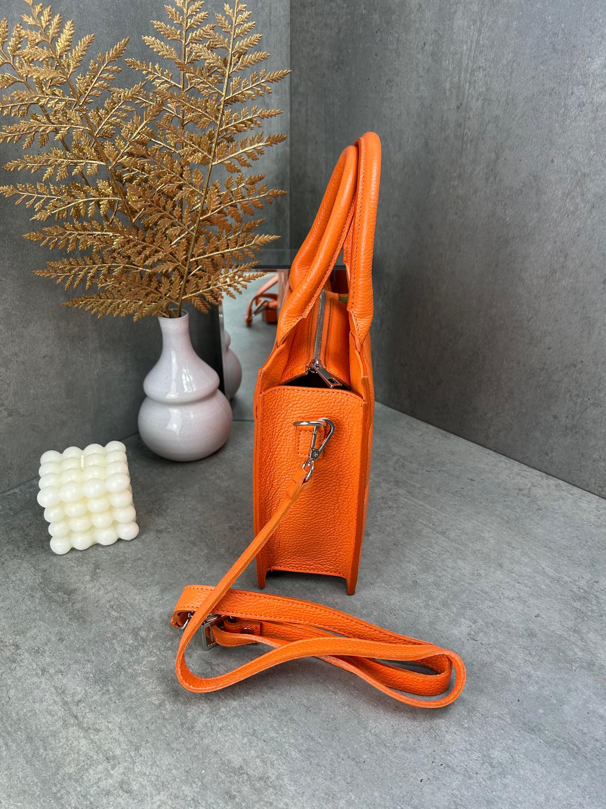 Marco Moda Handtasche mini shopper in Orange Damen Handtasche