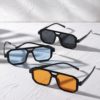 Sonnenbrille Marco Moda orangene Gläser blaue Gläser schwarze Gläser schwarzer rahmen klassische sonnenbrille