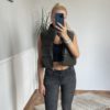 Marco Moda Kunstleder Steppweste Khaki Weste
