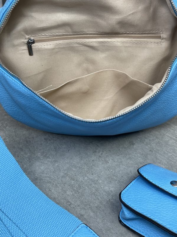 marco mod abauchtasche baby blau mi taschengurt und mini bag