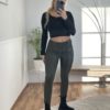 marco moda animal print leder leggings schlangen optik