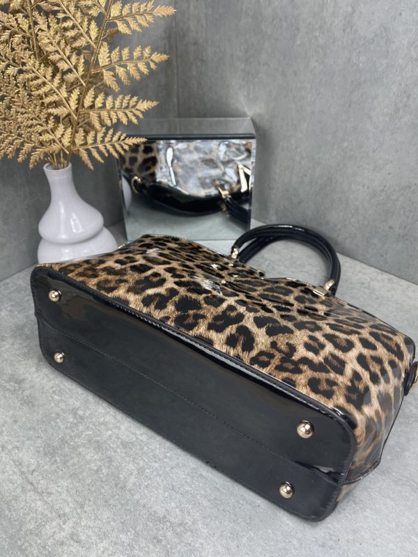 marco moda handtasche shopper Leo print animal print taste shopper