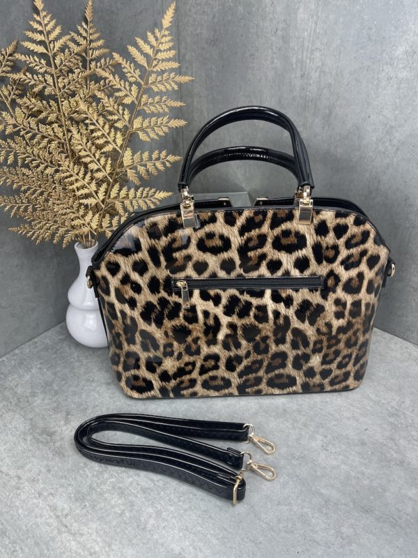 marco moda handtasche shopper Leo print animal print taste shopper