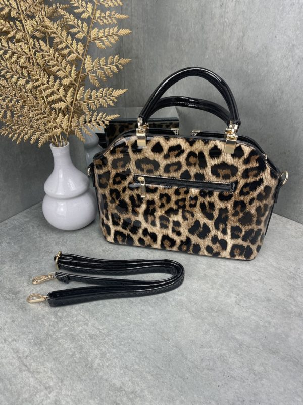 marco moda handtasche shopper Leo print animal print taste shopper