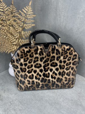 marco moda handtasche shopper Leo print animal print taste shopper