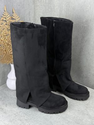 Marco Moda Damen Stiefel Stulpenstiefel warme Schuhe schwarze elegante schuhe