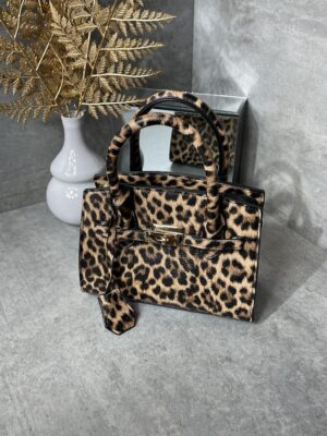 Marco Moda Leopard Handtasche animal print Tasche mini shopper